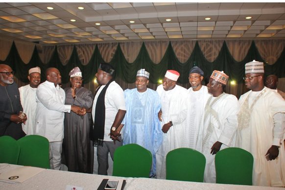 Governors meeting with Osinbajo