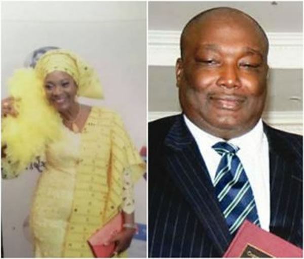 Joseph Daudu and Late wife