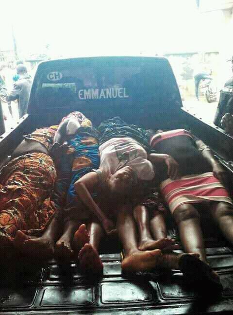 Casualties in the Ozubulu church shooting in Anambra.