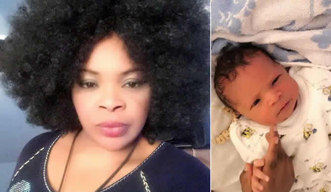 sandra Achums and baby