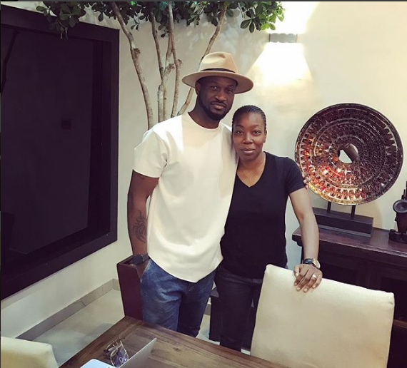 peter okoye and manager