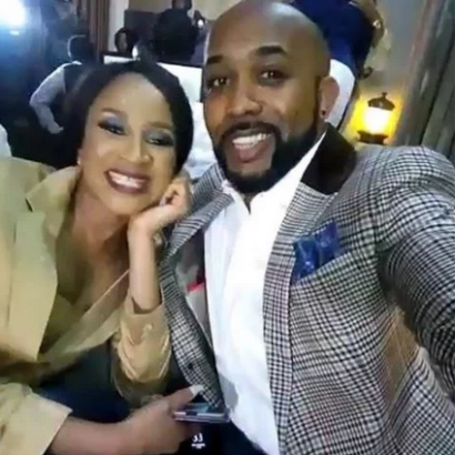 Banky W and wife, Adesua set to drop 'new jam' as they hit the studio