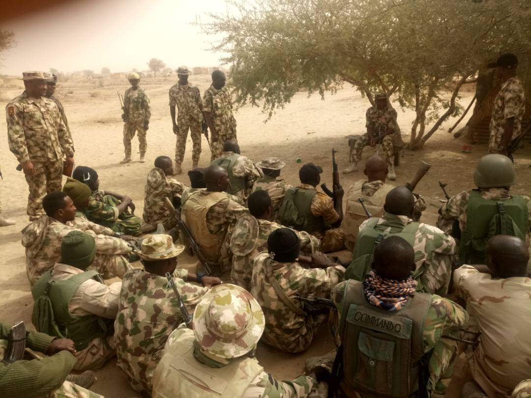 Nigerian army troops