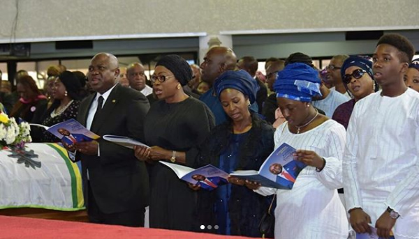 Deji Tinubu's burial