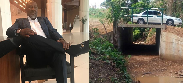 Dino and the newly constructed Gaba bridge