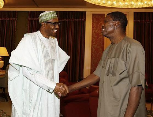 Adeboye and President Buhari