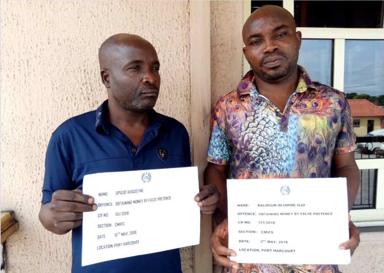fraudsters caught by EFCC