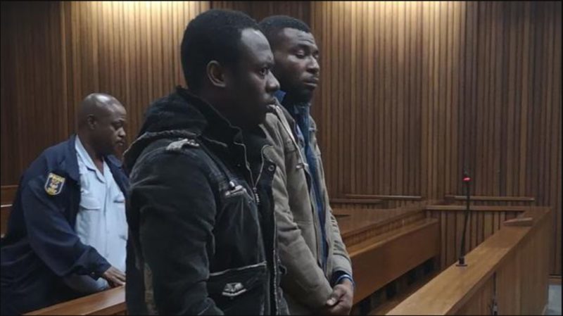 Obioma Benjamin Abba and Chinedu Justine Obasi. Picture: Zelda Venter/Pretoria News.