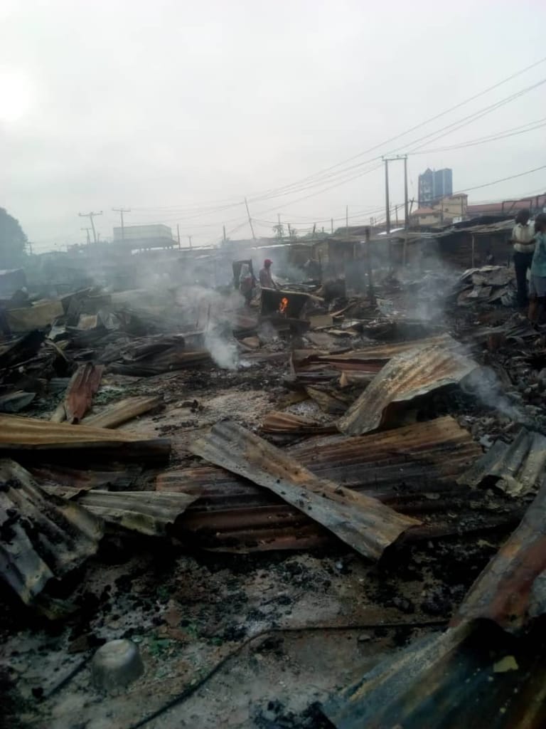 Fire razes shops in Ibadan market