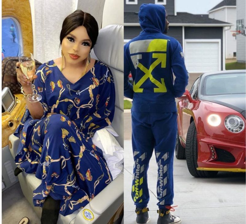 Bobrisky post boyfriend's back view, says he doesn't want hungry lions after his man