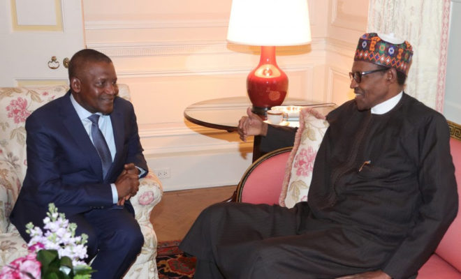 Buhari, Dangote