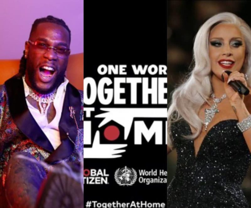 Lady Gaga’s One World: Burna Boy, others across the world perform at home concert