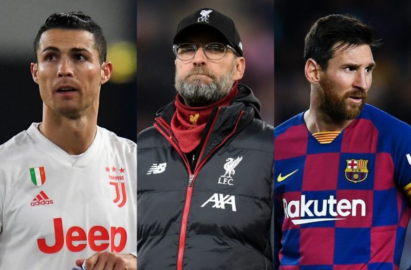Football: Jurgen Klopp picks Lionel Messi over Cristiano Ronaldo