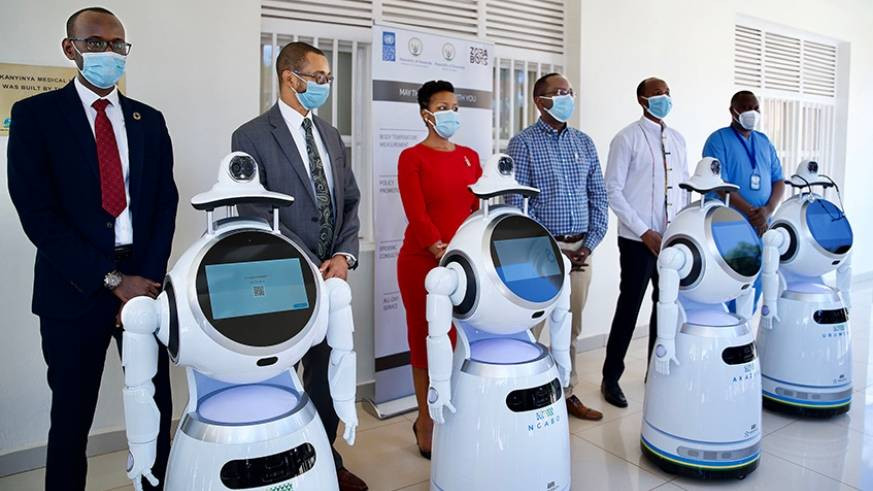 Covid-19: Rwanda takes delivery of robots that can screen ‘150 people per minute’ 