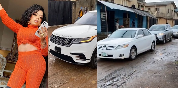 Forbes next billionaire, Bobrisky, leads convoy to father's birthday venue (video)