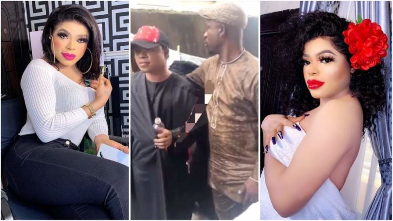 Bobrisky reacts to viral photos of him dressed as a man