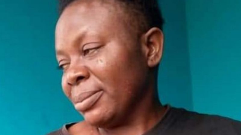 Blessing Odion Amayanevbo who reportedly stabbed her relative in the head for mocking her son.