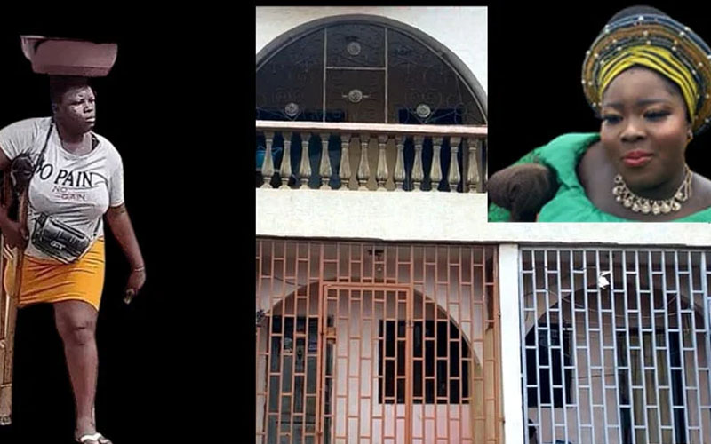 Amputee pure water seller buys new house