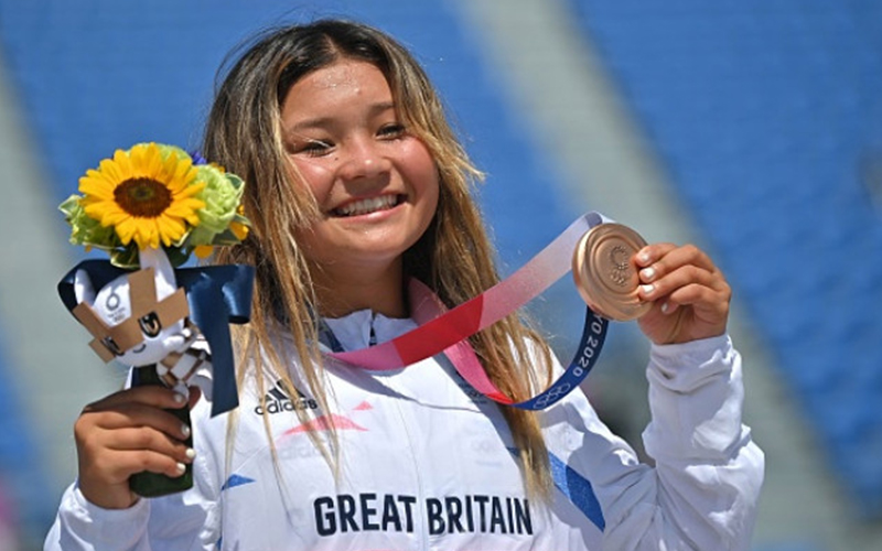 Sky Brown TEam GB's youngest medalist