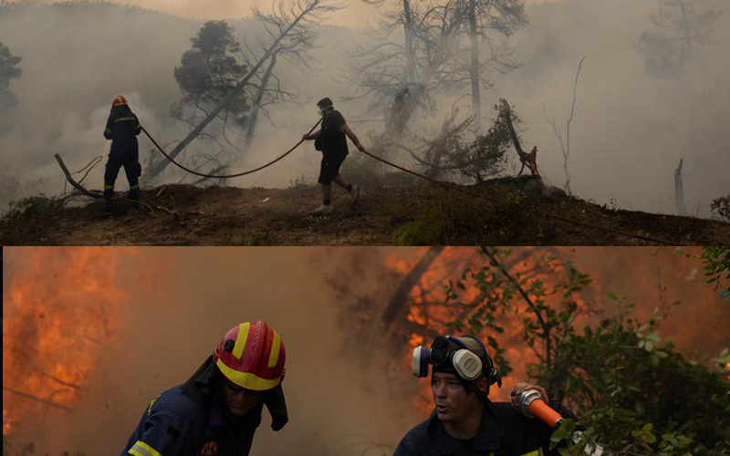 Greece fires under control