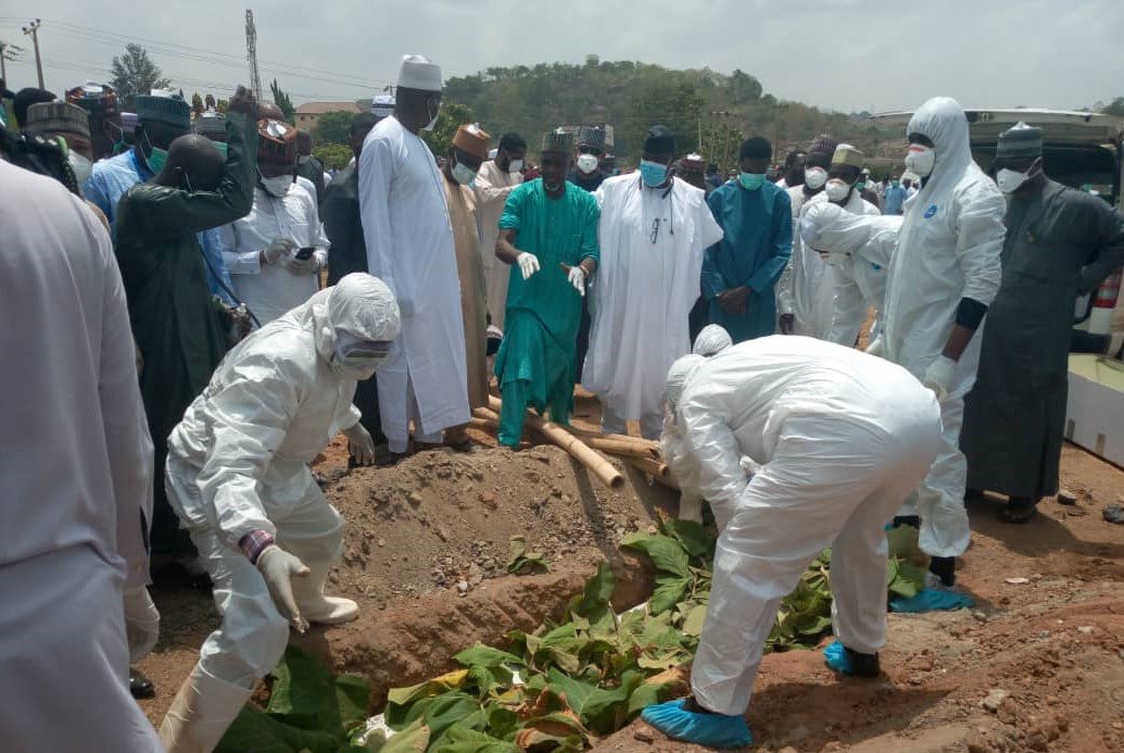 PHOTO: Ex-Deputy Senate President Mantu buried in Abuja