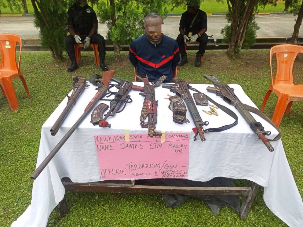 Police uncover illegal armoury, arrest notorious kidnapper in A'Ibom