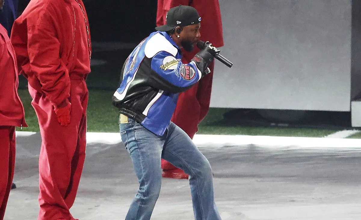Kendrick Lamar’s performance at the Super Bowl LIX halftime show