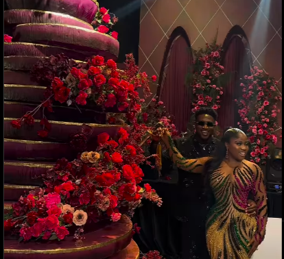 Veekee James marks 30th birthday with 20ft cake worth ₦18m