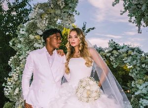 Real Madrid's Endrick marries partner Gabriely Miranda