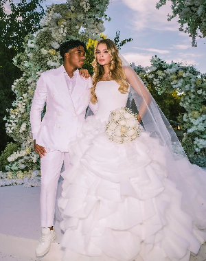 Real Madrid's Endrick marries partner Gabriely Miranda