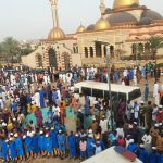 Mourners at the burial of Ilorin Chief Imam. Photo: Dare Akogun