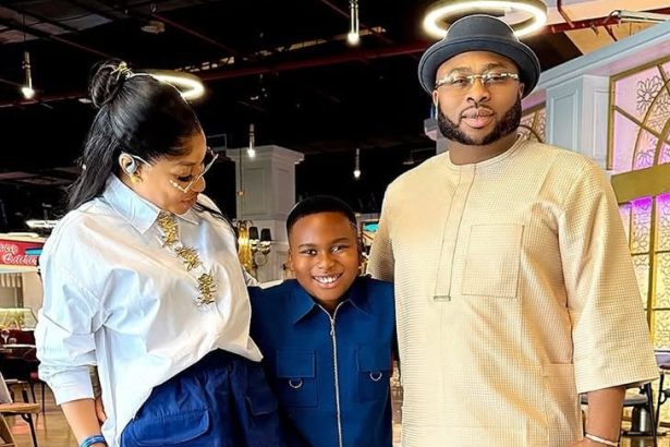 VIDEO: Tonto Dikeh reunites son with ex-husband Churchill