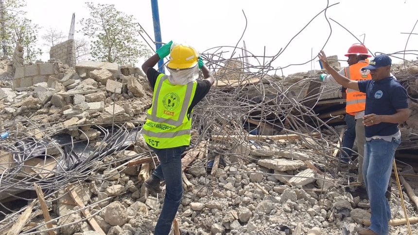 Building collapse in Abuja