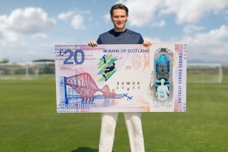 Scottish bank features McTominay's overhead on new £20 banknote